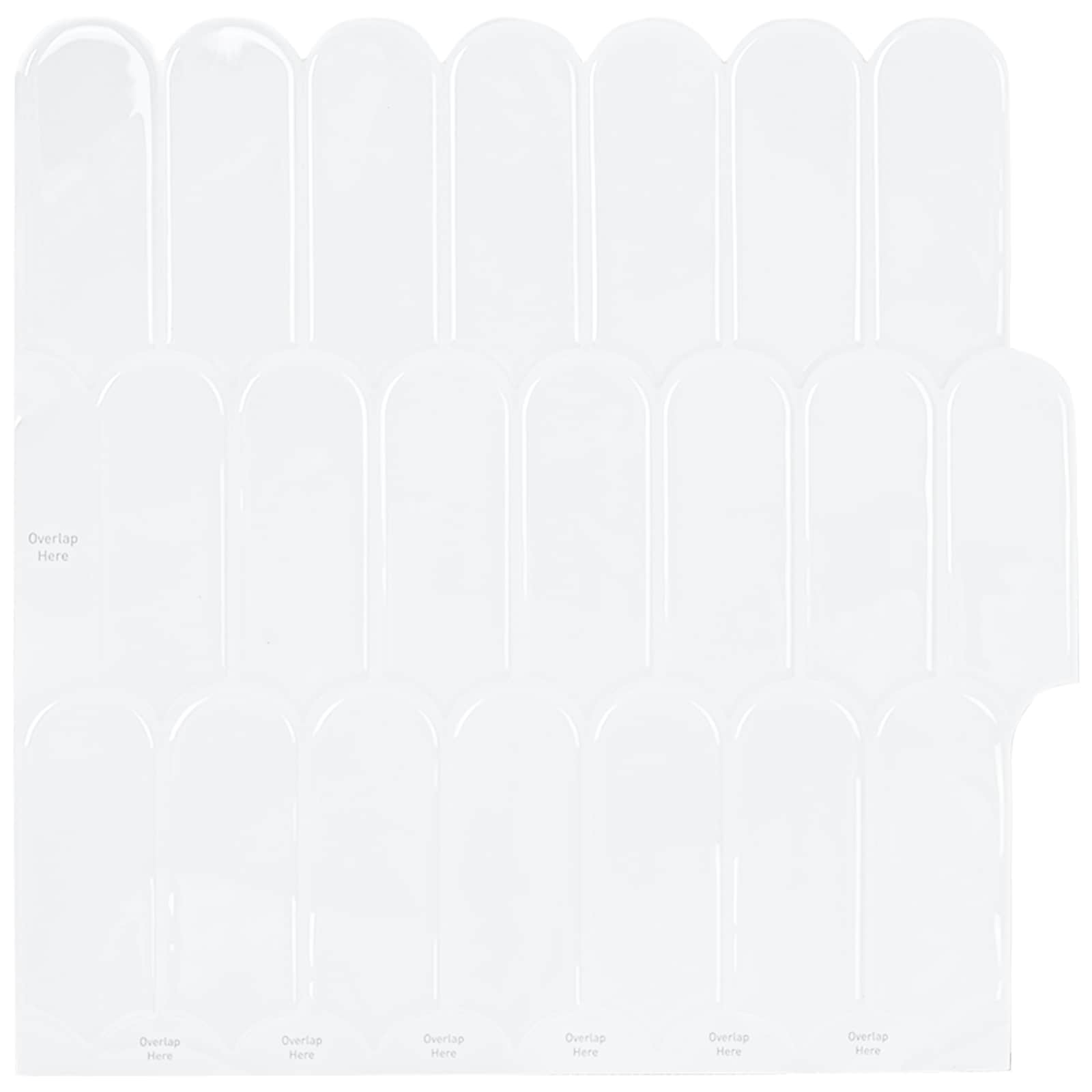 Πλακάκι Φτερού 50 pcs Λευκό 30 x 30 cm Πολυουρεθάνη και PET - Pakobazaar