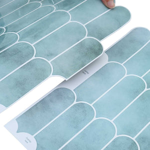 Πλακάκι Φτερού 50 pcs Πράσινο 30 x 30 cm Πολυουρεθάνη και PET - Pakobazaar