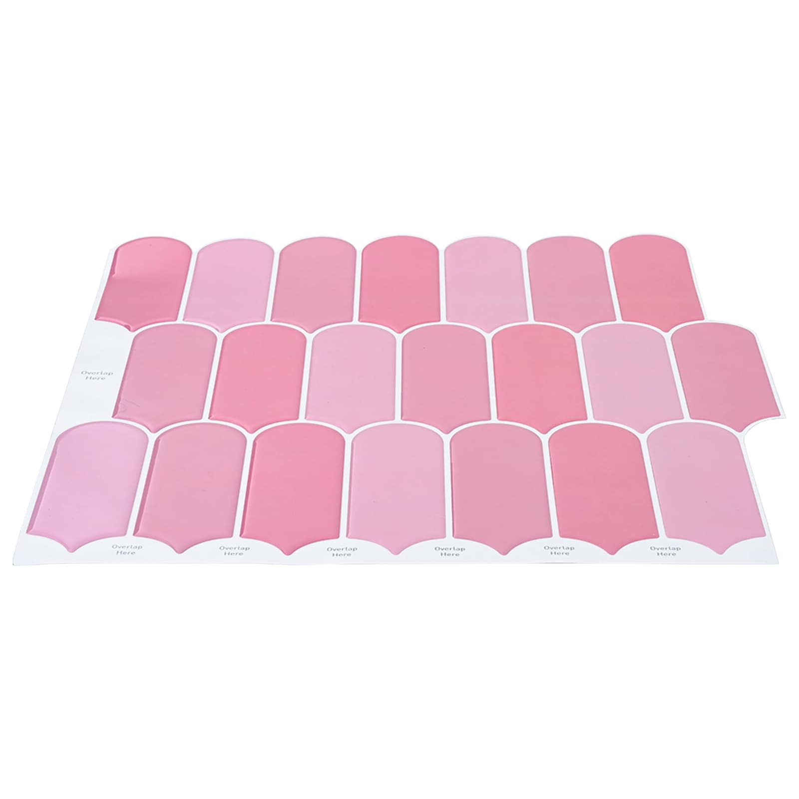 Πλακάκι Φτερού 50 pcs Ροζ 30 x 30 cm Πολυουρεθάνη και PET - Pakobazaar