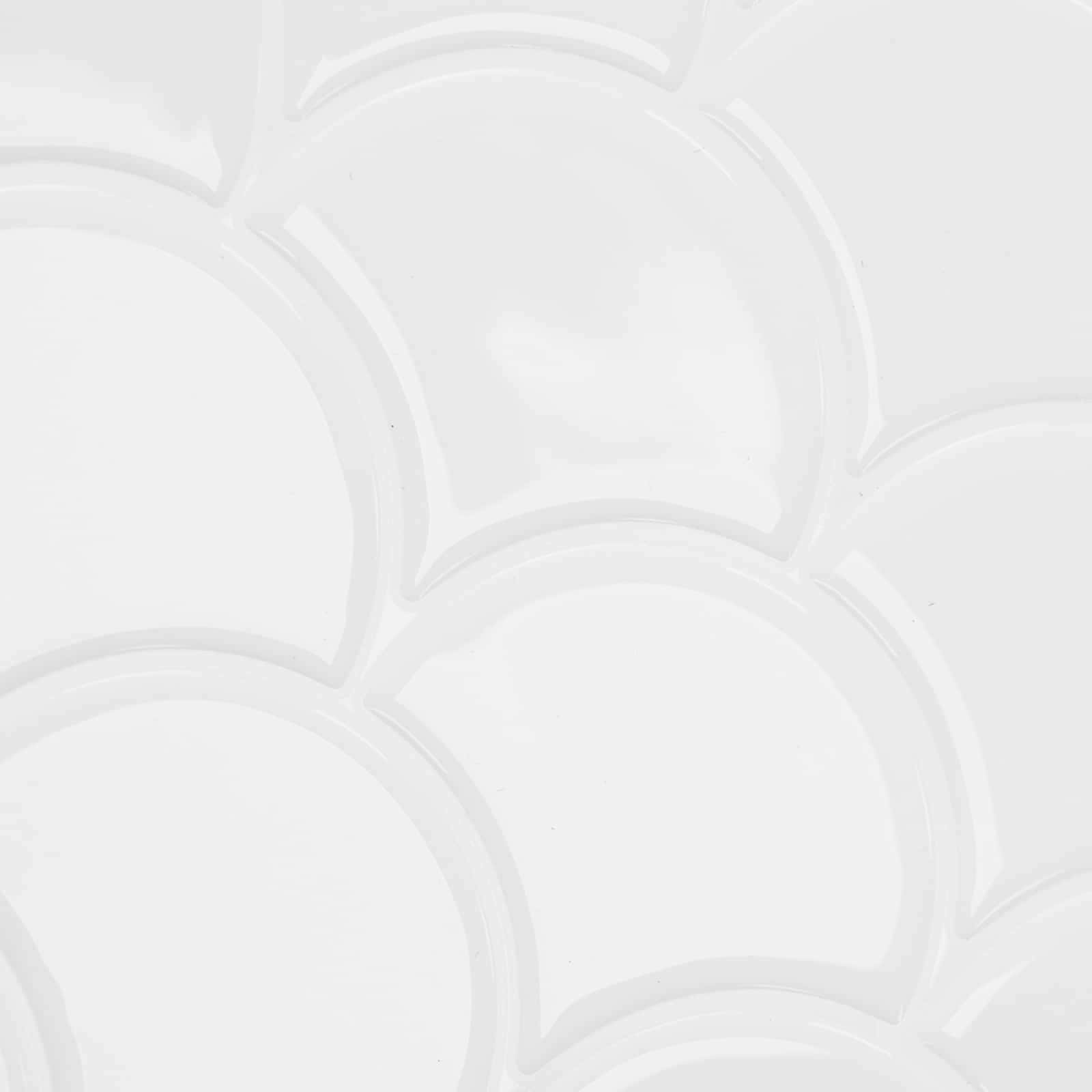 Πλακάκι σε Σχήμα Ψαριού 10 pcs Λευκό 30 x 30 cm - Pakobazaar