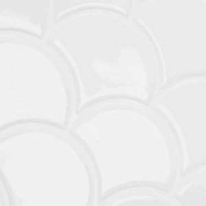 Πλακάκι σε Σχήμα Ψαριού 10 pcs Λευκό 30 x 30 cm - Pakobazaar