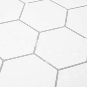 Εξάγωνο Πλακάκι 50 pcs Λευκό Γκρι 30 x 30 cm - Pakobazaar