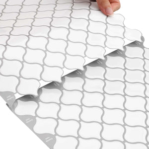 Tile Λαμπτήρα 10 pcs Λευκό 27 x 27 εκ. Πολυουρεθάνη και PET - Pakobazaar