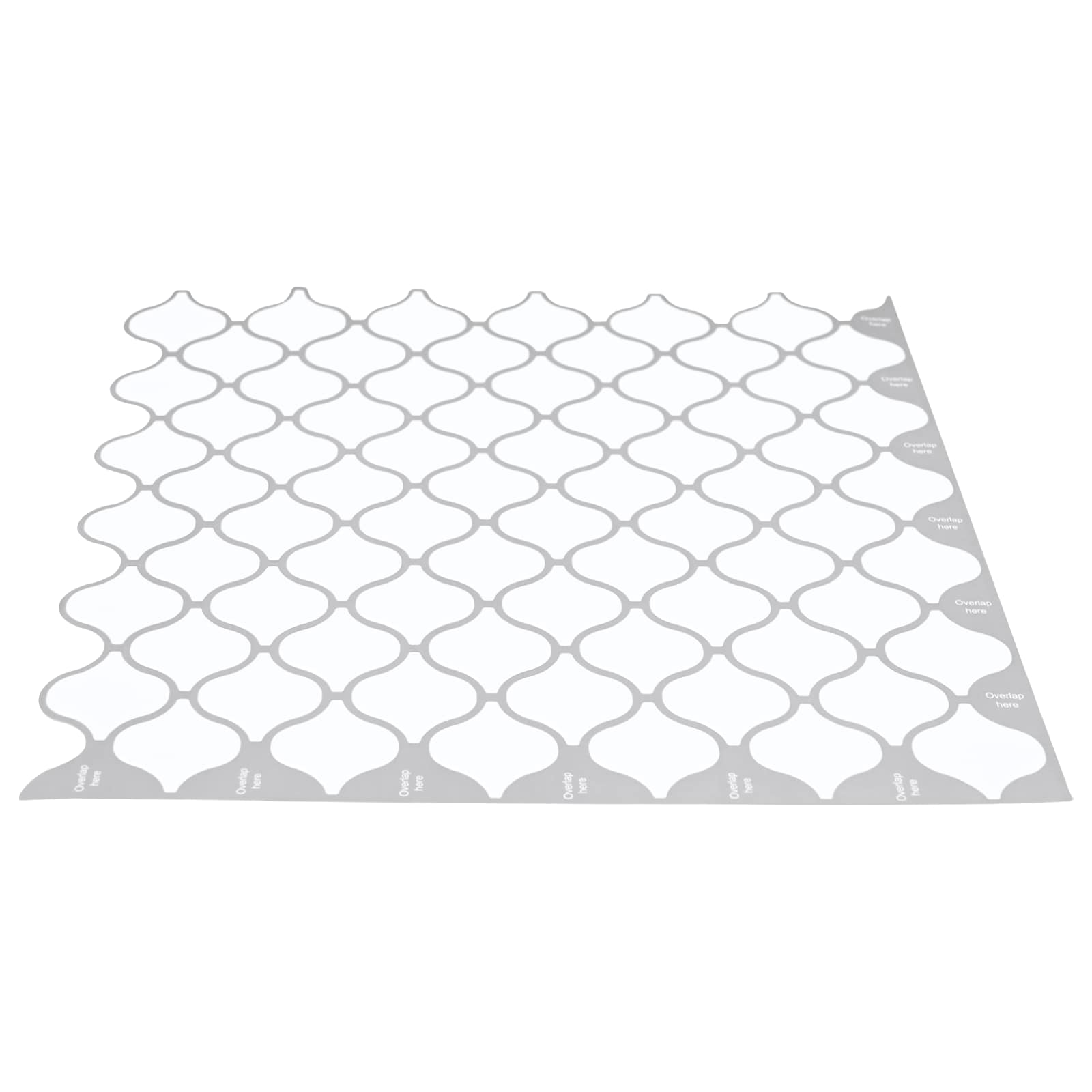 Tile Λαμπτήρα 10 pcs Λευκό 27 x 27 εκ. Πολυουρεθάνη και PET - Pakobazaar