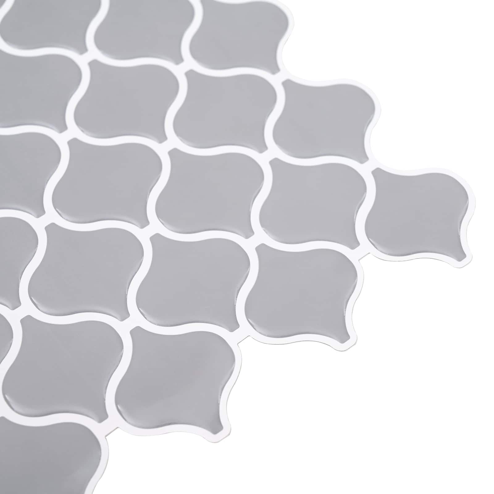 Tile Λαμπτήρα 10 pcs Γκρι 27 x 27 εκ. Πολυουρεθάνη και PET - Pakobazaar