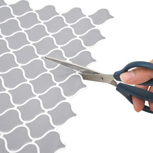 Tile Λαμπτήρα 10 pcs Γκρι 27 x 27 εκ. Πολυουρεθάνη και PET - Pakobazaar