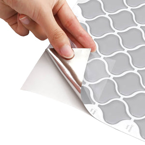 Tile Λαμπτήρα 10 pcs Γκρι 27 x 27 εκ. Πολυουρεθάνη και PET - Pakobazaar