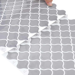 Tile Λαμπτήρα 10 pcs Γκρι 27 x 27 εκ. Πολυουρεθάνη και PET - Pakobazaar