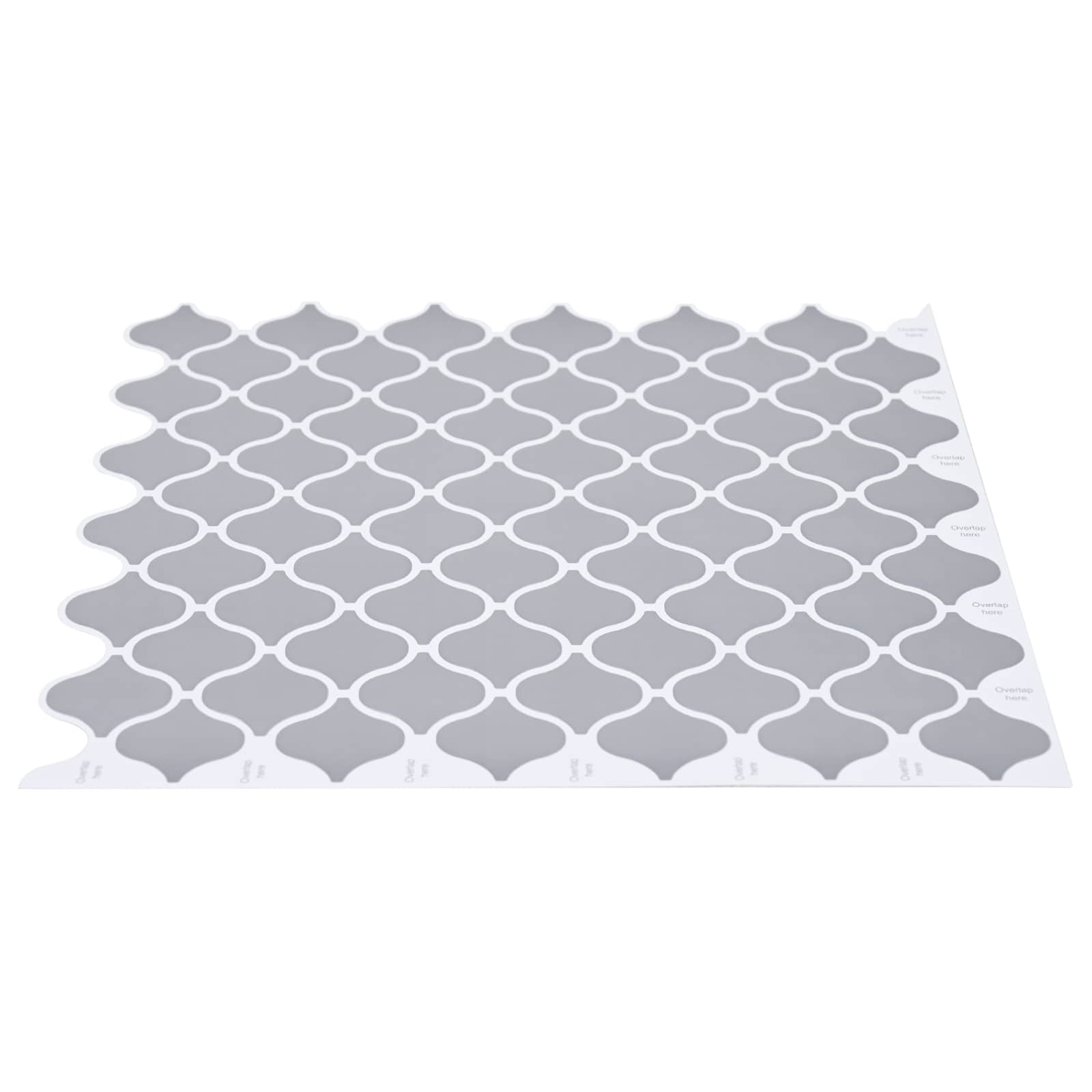 Tile Λαμπτήρα 10 pcs Γκρι 27 x 27 εκ. Πολυουρεθάνη και PET - Pakobazaar