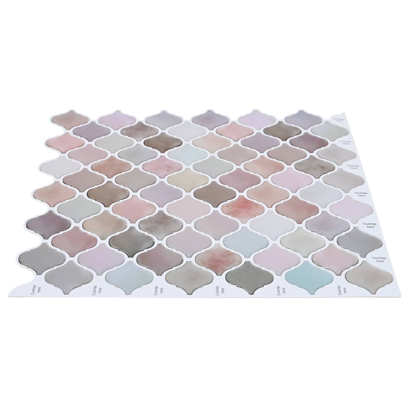 Tile Λαμπτήρα 10 pcs Μπεζ 27 x 27 εκ. Πολυουρεθάνη και PET - Pakobazaar