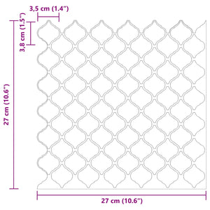 Tile Λαμπτήρα 50 pcs Μπεζ 27 x 27 εκ. Πολυουρεθάνη και PET - Pakobazaar