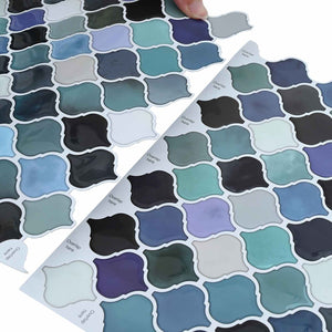 Tile Λαμπτήρα 10 pcs Μπλε Πράσινο 27 x 27 εκ. - Pakobazaar