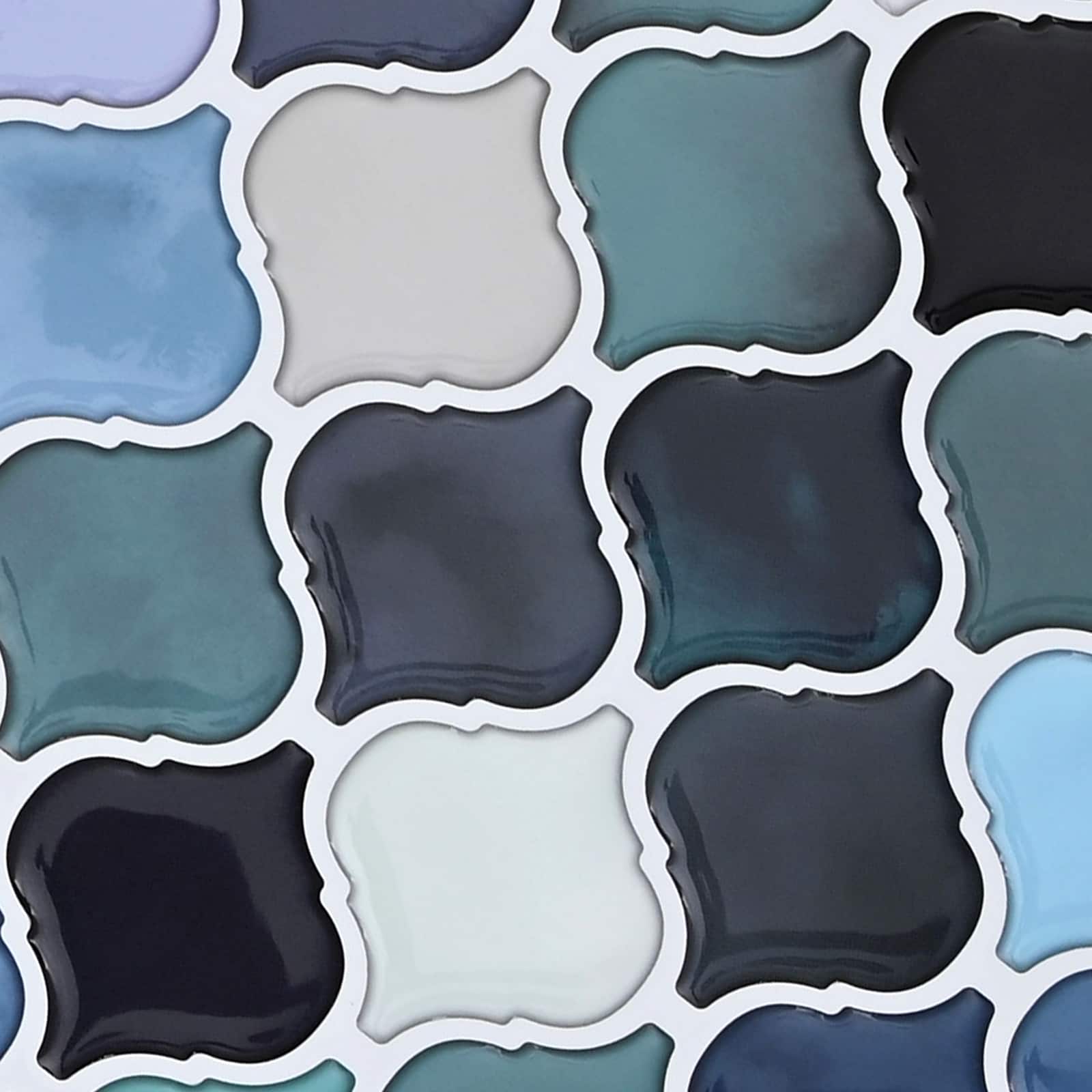 Tile Λαμπτήρα 10 pcs Μπλε Πράσινο 27 x 27 εκ. - Pakobazaar
