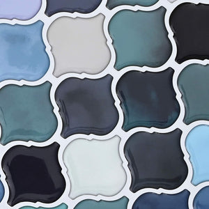 Tile Λαμπτήρα 20 pcs Μπλε Πράσινο 27 x 27 εκ. - Pakobazaar