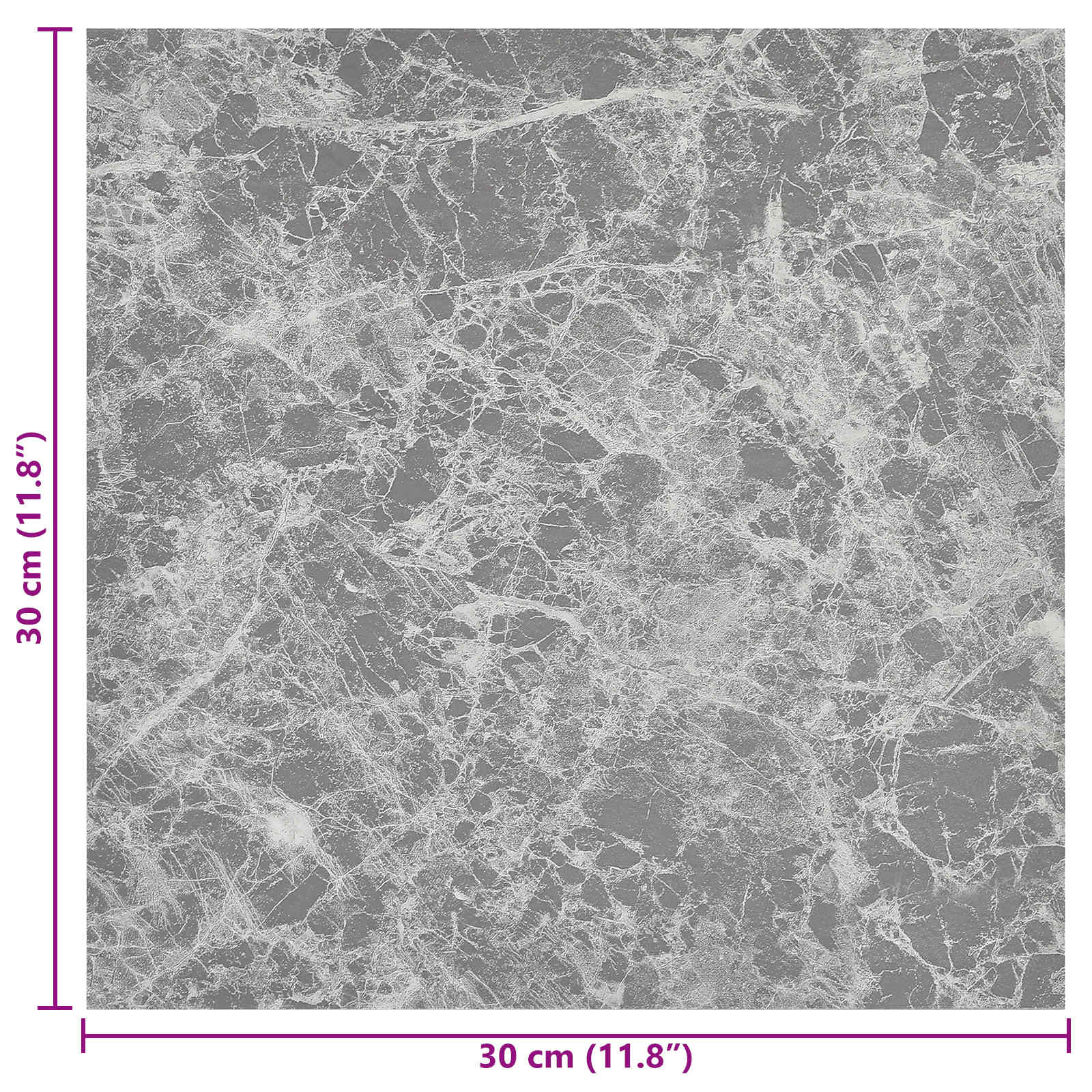 Αυτοκόλλητα Πλάκες Δαπέδου 30,5 x 30,5 εκ 20 pcs PVC - Pakobazaar