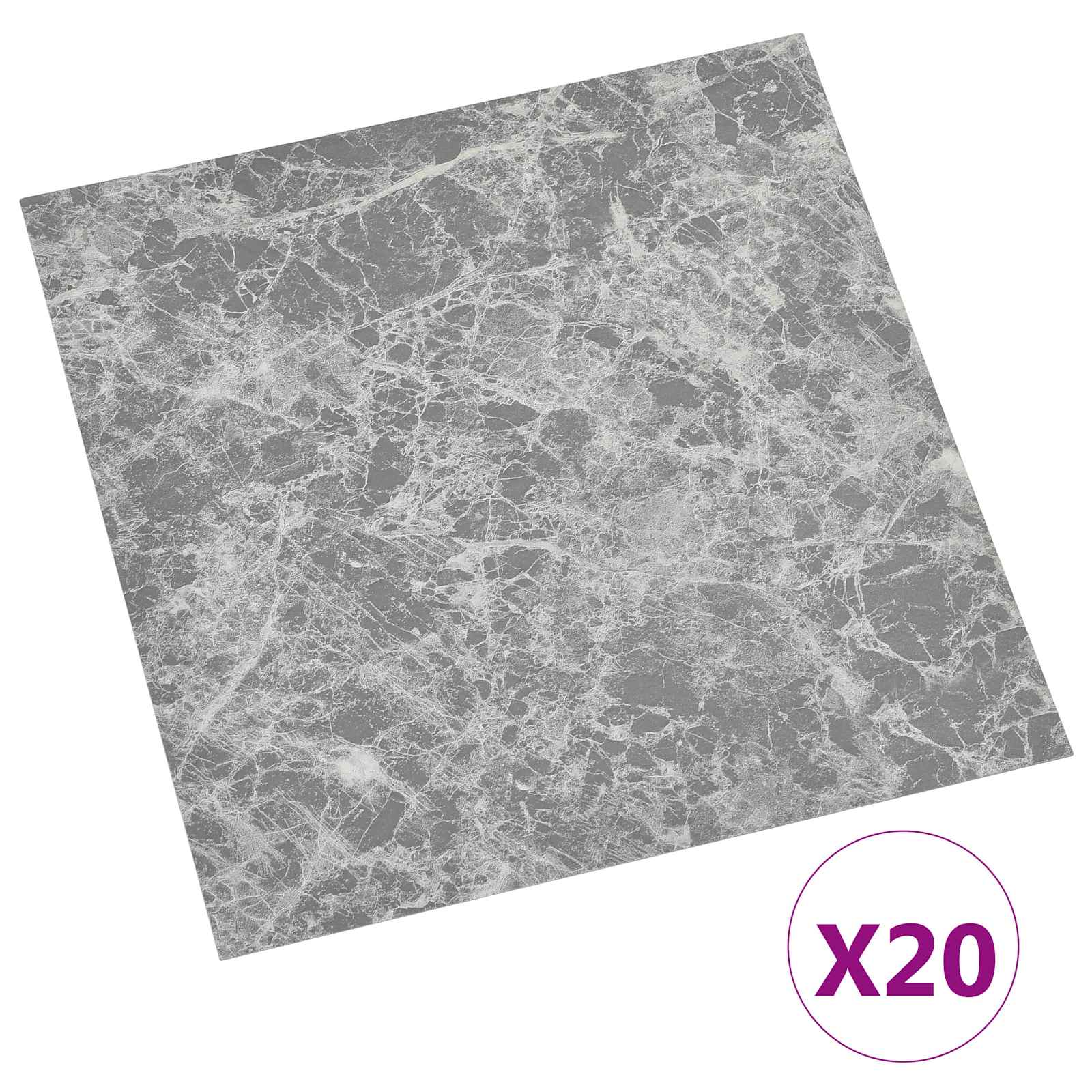 Αυτοκόλλητα Πλάκες Δαπέδου 30,5 x 30,5 εκ 20 pcs PVC - Pakobazaar
