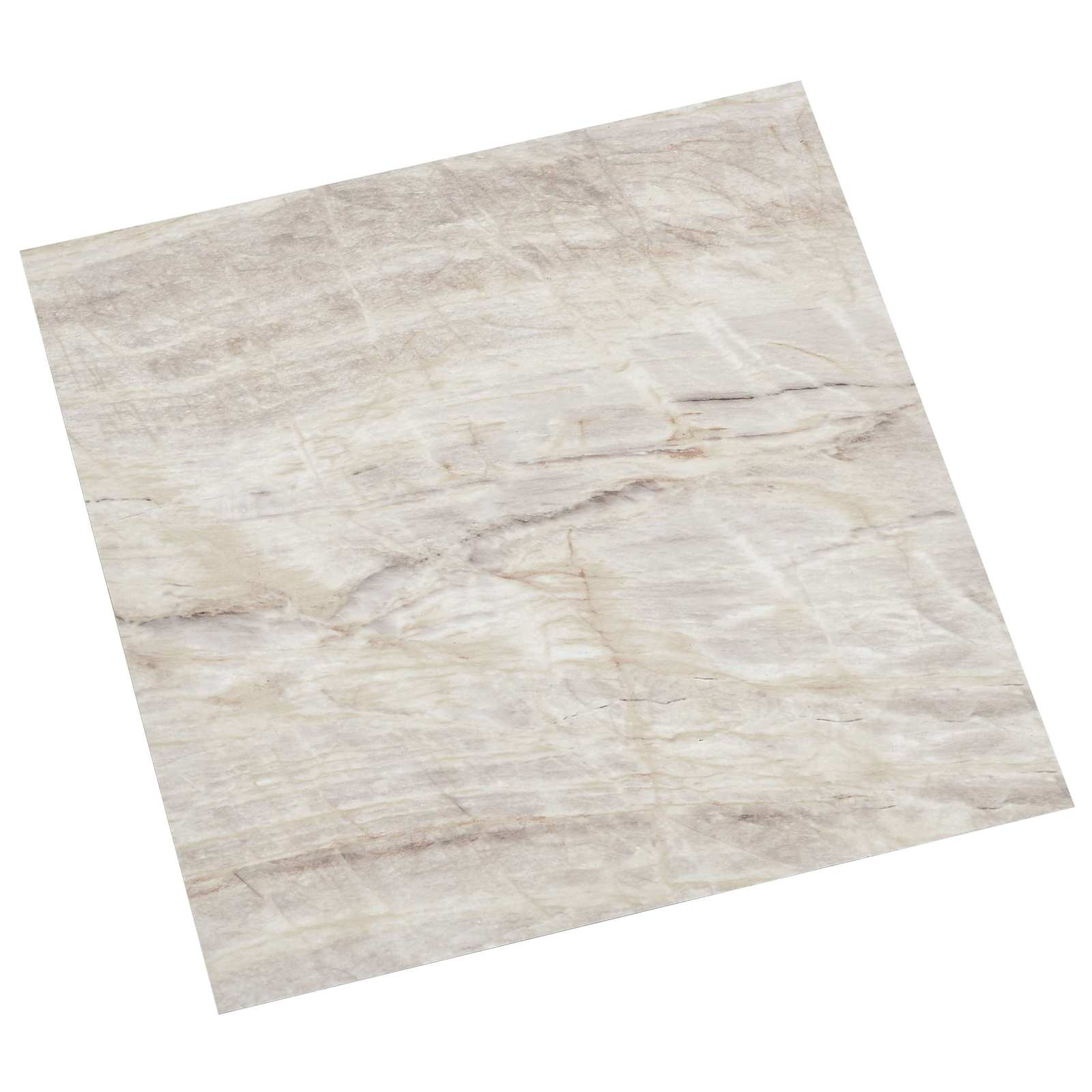 Αυτοκόλλητα Πλάκες Δαπέδου 30,5 x 30,5 εκ 20 pcs PVC Μπεζ - Pakobazaar