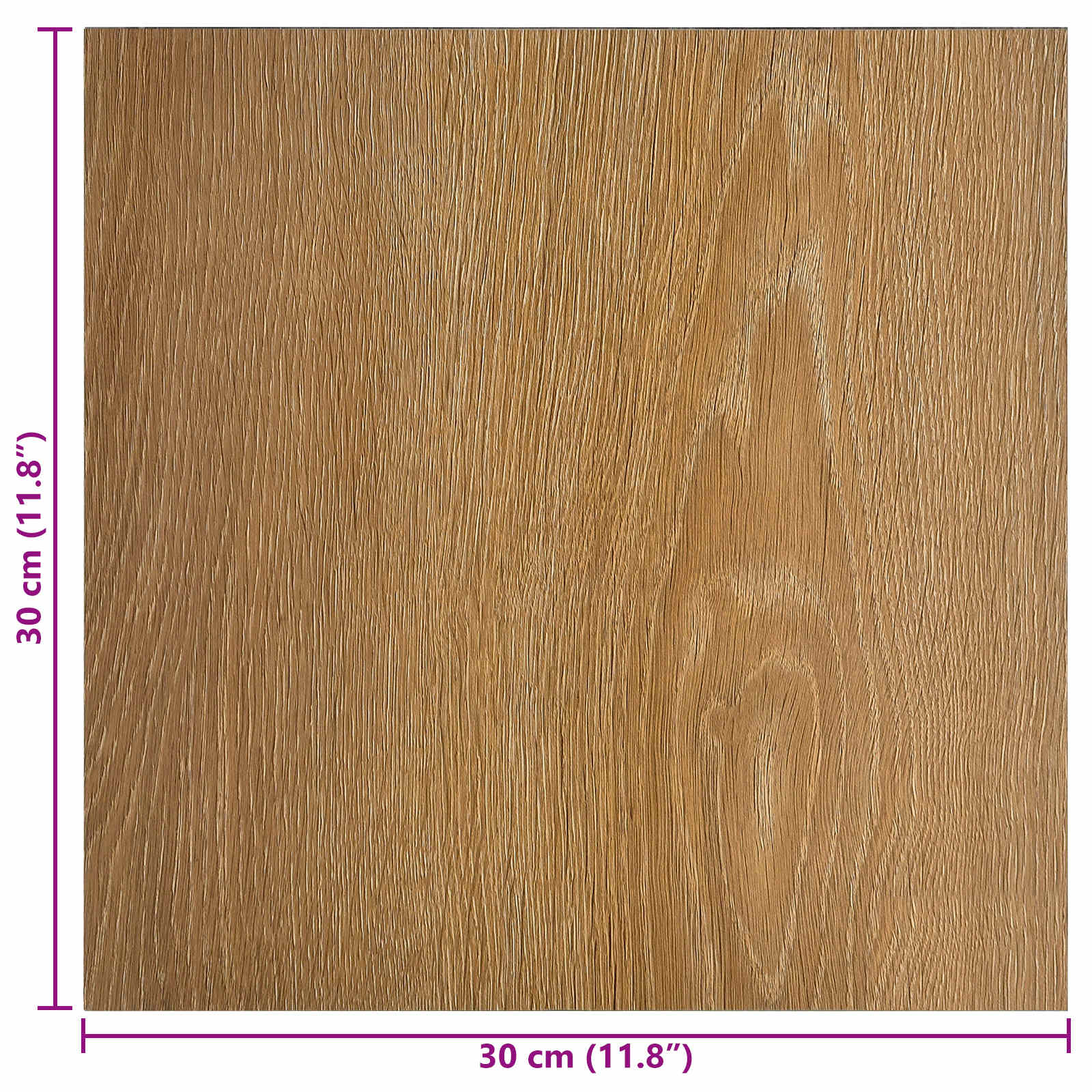Αυτοκόλλητα Πλάκες Δαπέδου 30,5 x 30,5 εκ 20 pcs PVC ξύλο - Pakobazaar