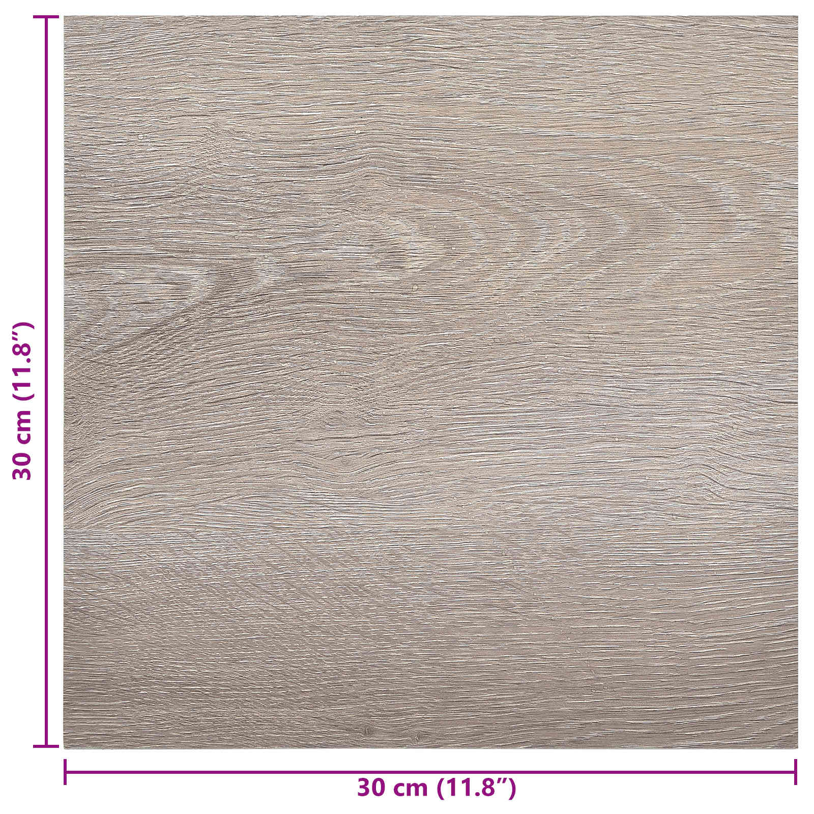 Αυτοκόλλητα Πλάκες Δαπέδου 30,5 x 30,5 εκ 20 pcs PVC Taupe - Pakobazaar