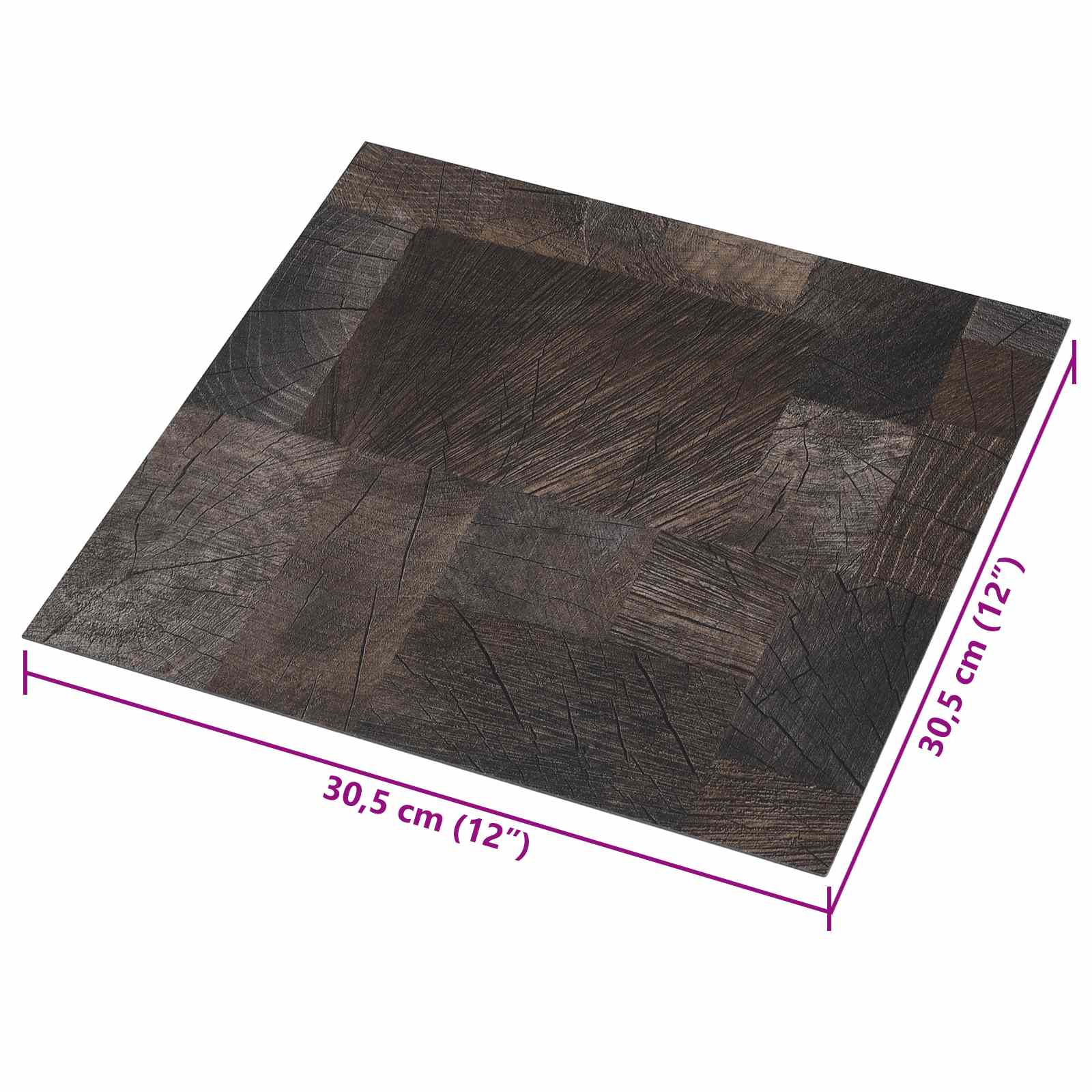 Αυτοκόλλητα Πλάκες Δαπέδου 30,5 x 30,5 εκ 20 pcs PVC - Pakobazaar