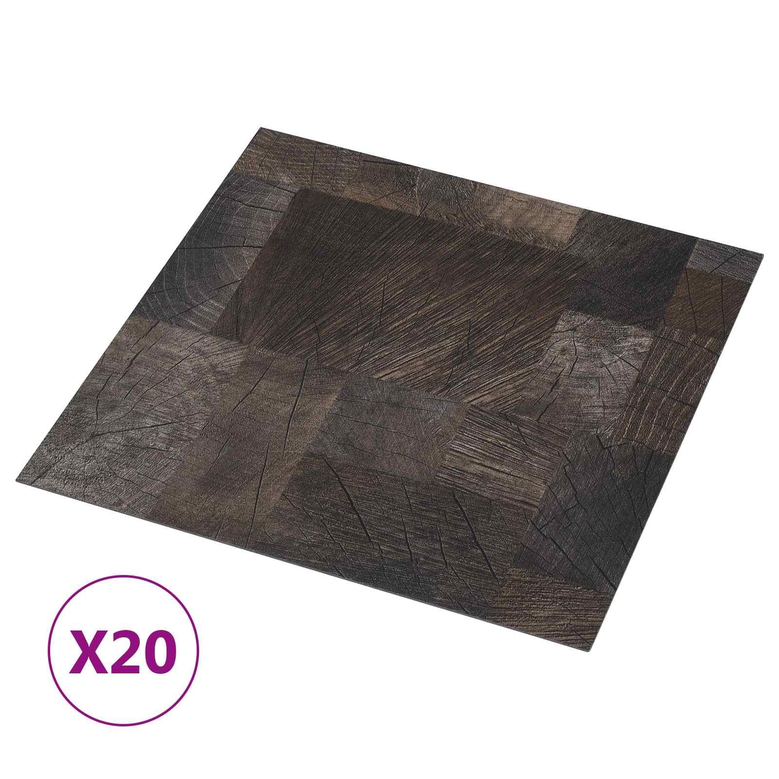 Αυτοκόλλητα Πλάκες Δαπέδου 30,5 x 30,5 εκ 20 pcs PVC - Pakobazaar