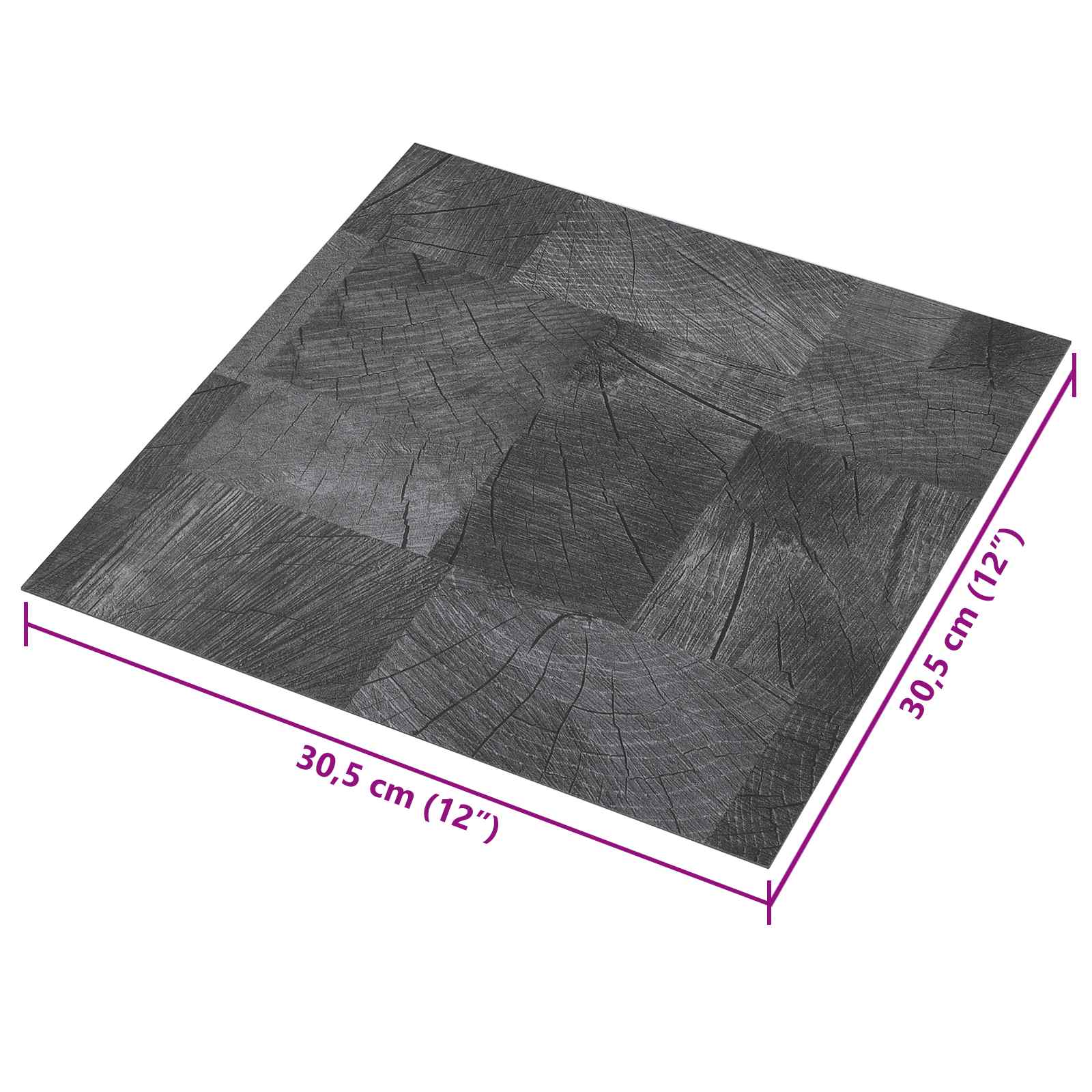 Αυτοκόλλητα Πλάκες Δαπέδου 30,5 x 30,5 εκ 20 pcs PVC - Pakobazaar