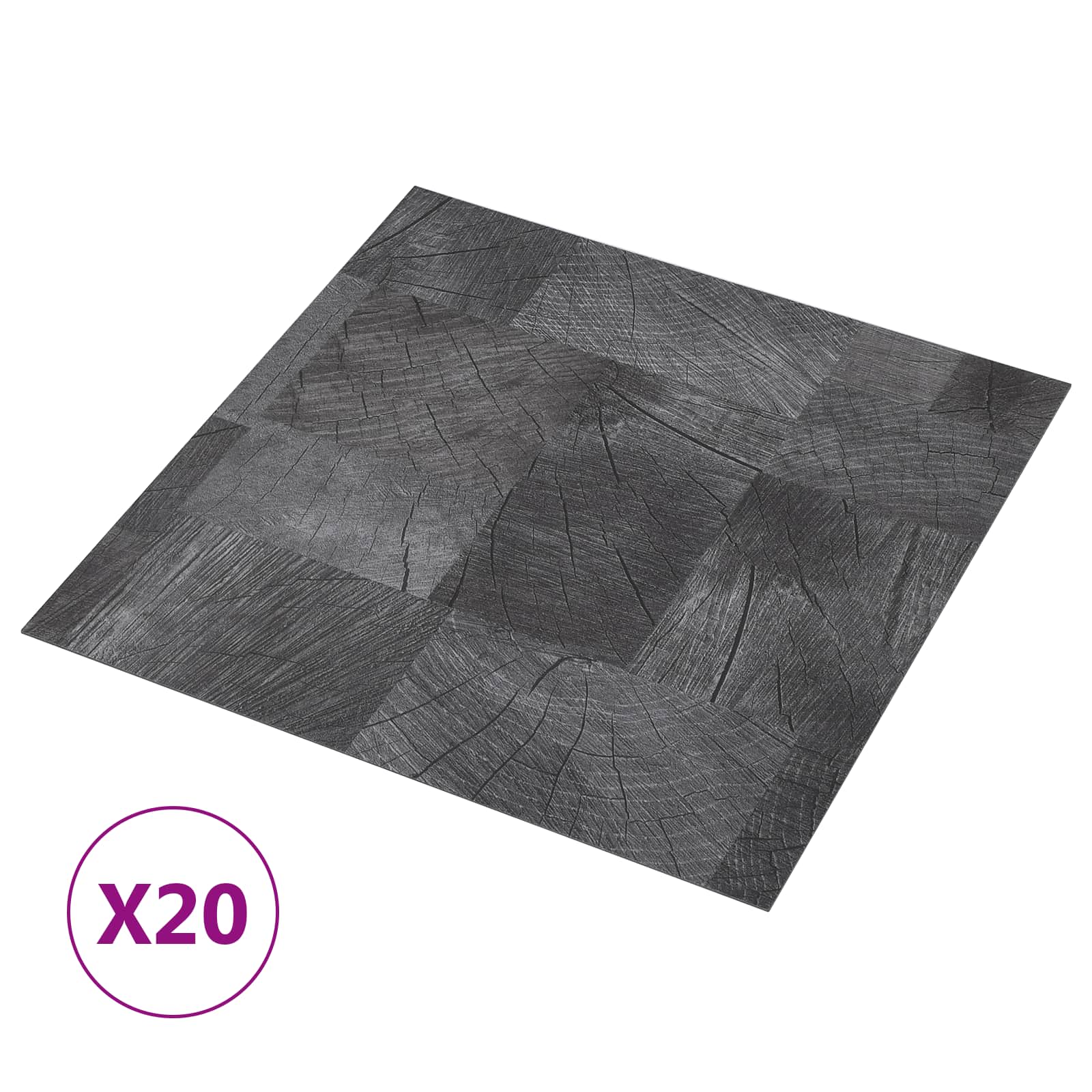Αυτοκόλλητα Πλάκες Δαπέδου 30,5 x 30,5 εκ 20 pcs PVC - Pakobazaar