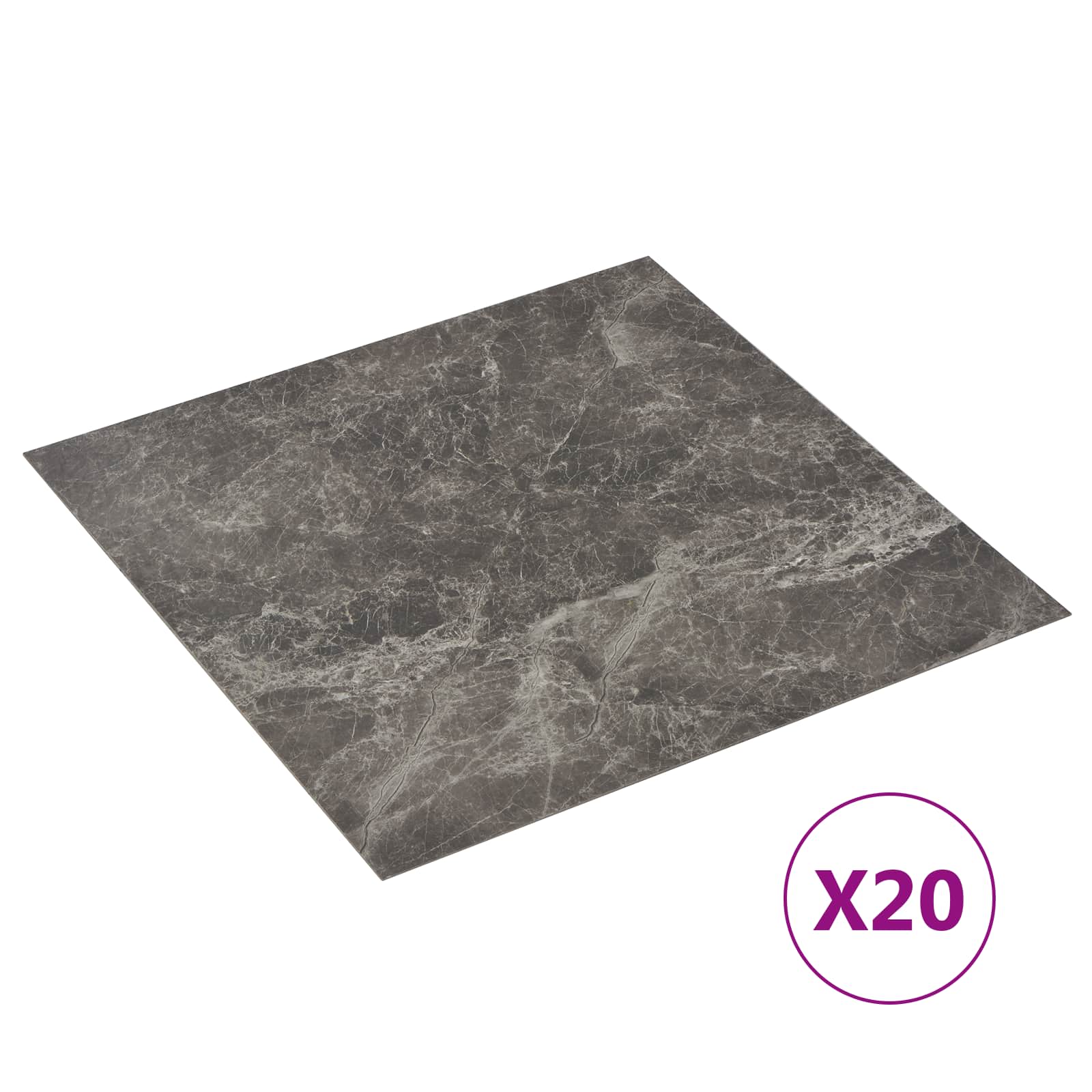 Αυτοκόλλητα Πλάκες Δαπέδου 30,5 x 30,5 εκ 20 pcs PVC Πολύχρωμο - Pakobazaar