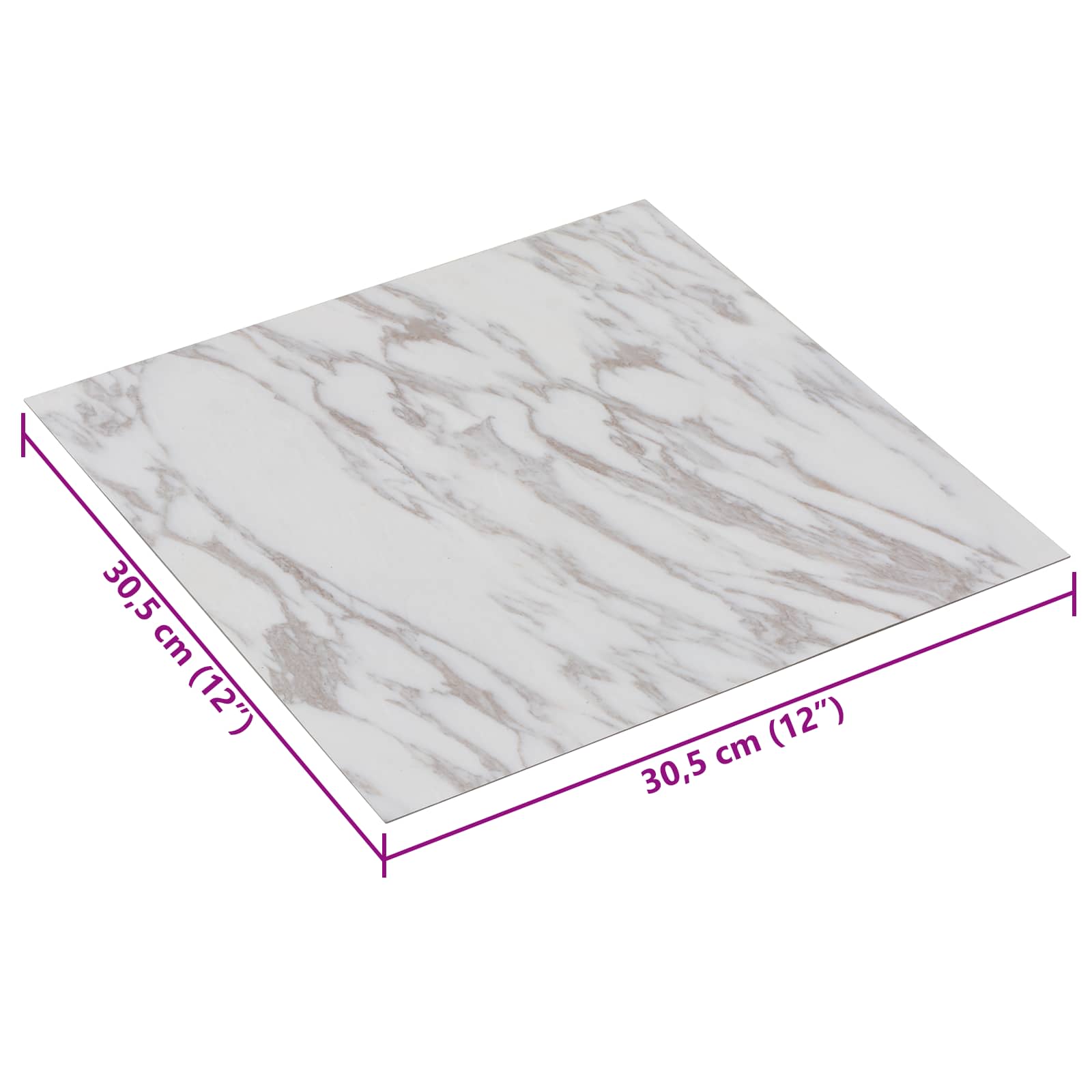 Αυτοκόλλητα Πλάκες Δαπέδου 30,5 x 30,5 εκ 20 pcs PVC - Pakobazaar