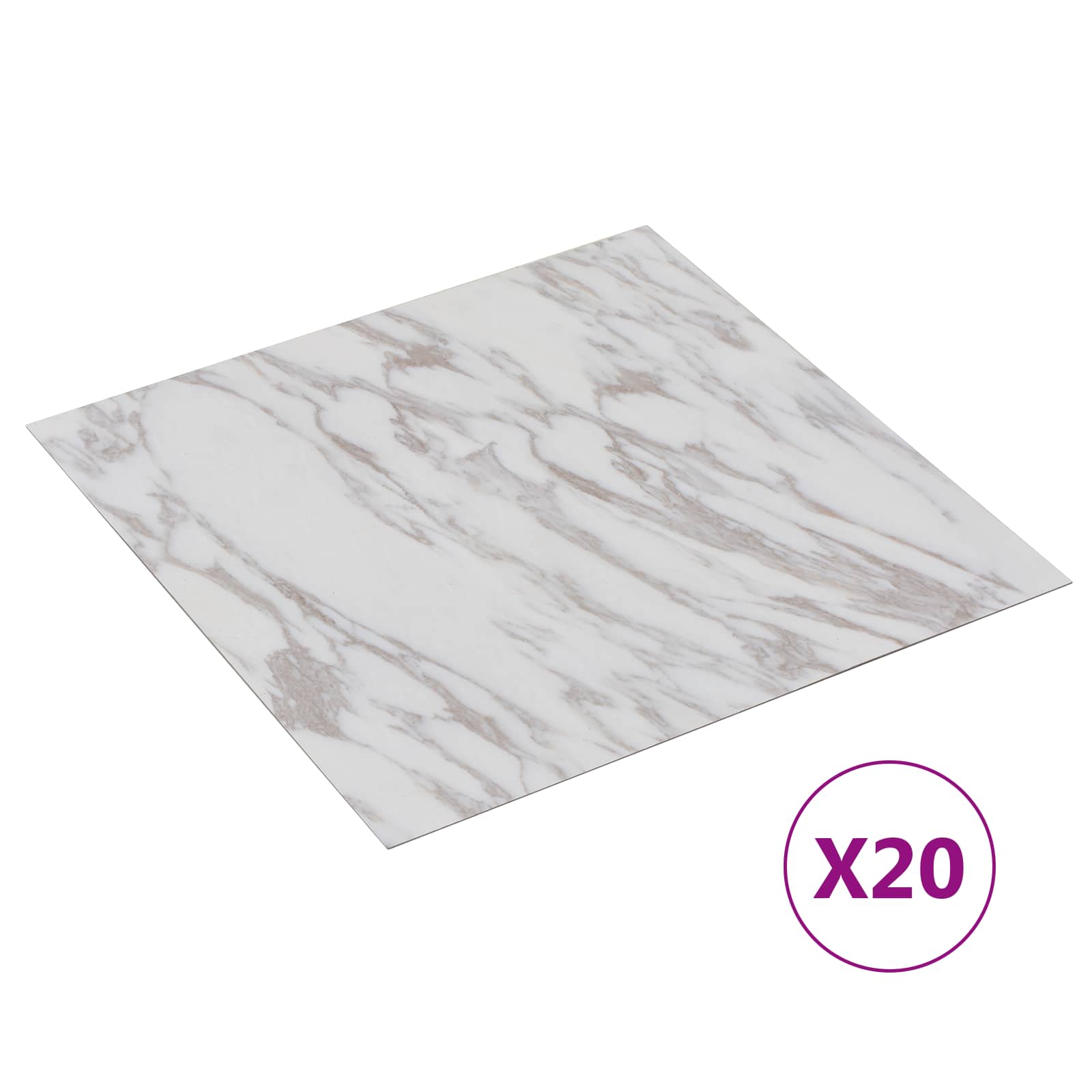 Αυτοκόλλητα Πλάκες Δαπέδου 30,5 x 30,5 εκ 20 pcs PVC - Pakobazaar