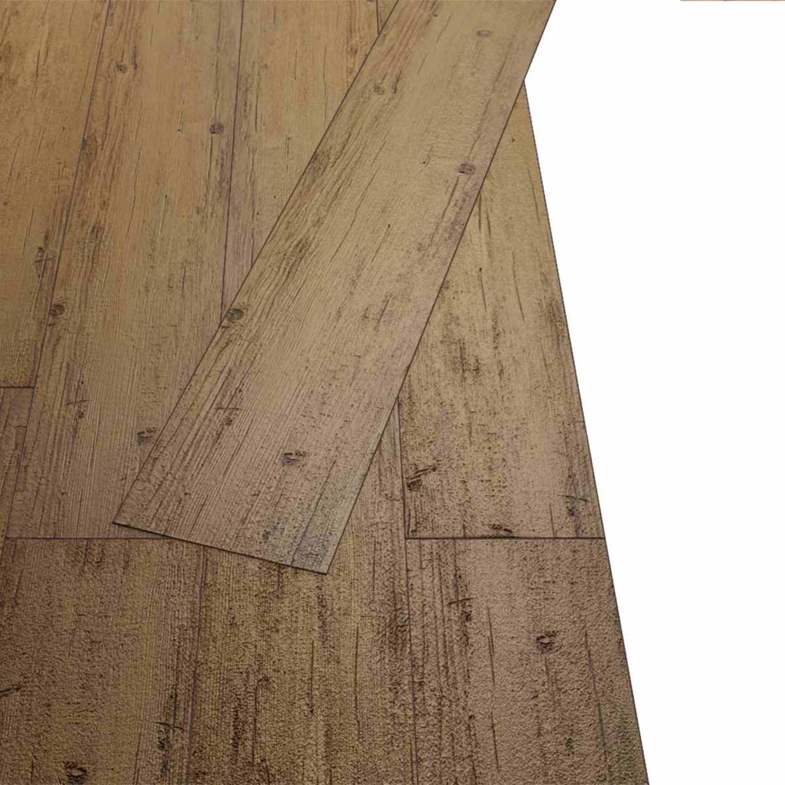 Αυτοκόλλητες Πλάκες Δαπέδου PVC 30,5 x 61 εκ. 28 pcs PVC - Pakobazaar