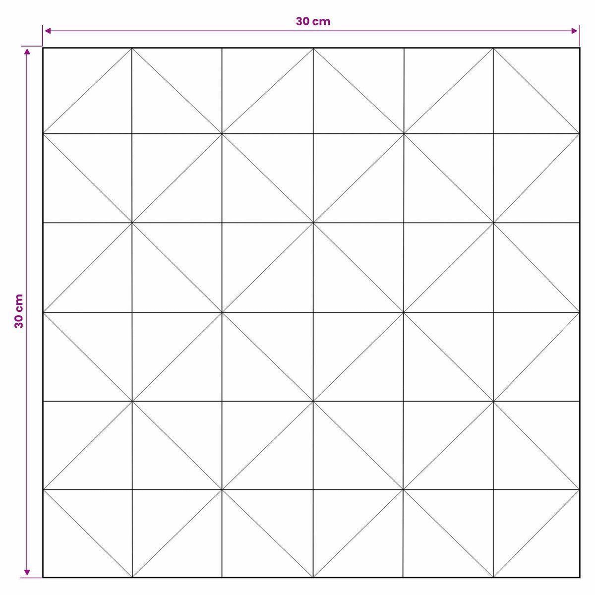 Πάνελ τοίχου 11 τμχ. Ξεβάφτηκε 30 x 30 x 1,7 εκ.