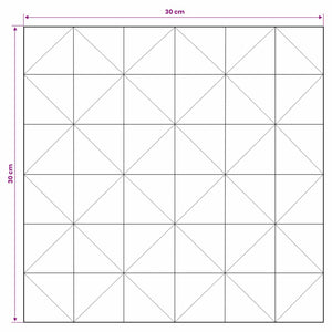 Πάνελ τοίχου 11 τμχ. Ξεβάφτηκε 30 x 30 x 1,7 εκ.