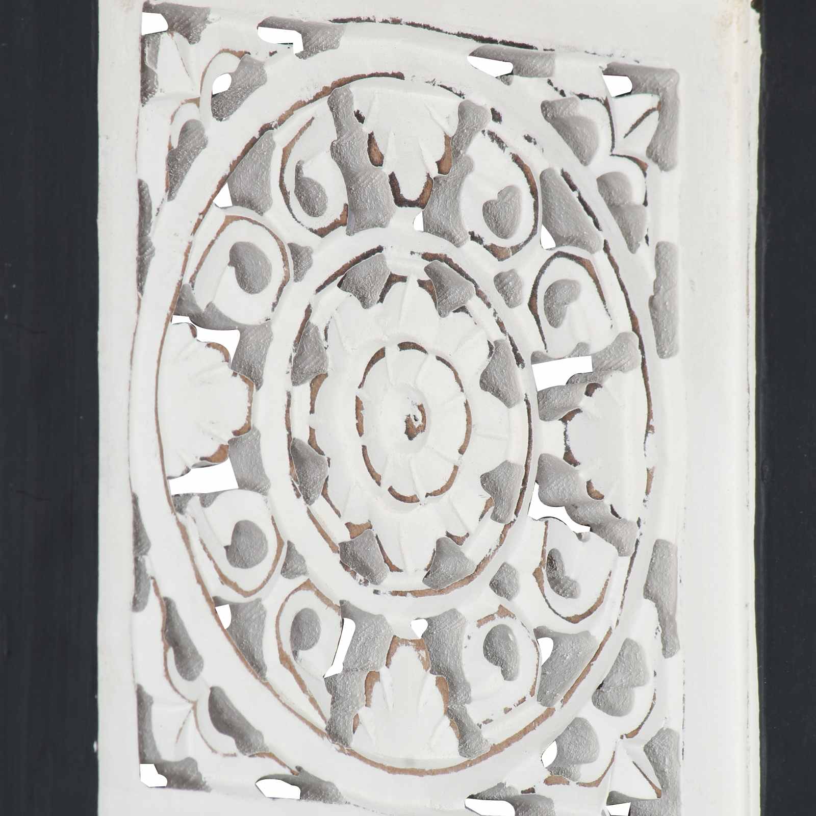 Διακόσμηση Τέχνης Μαύρο και Λευκό 40 x 40 x 1,5 cm - Pakobazaar