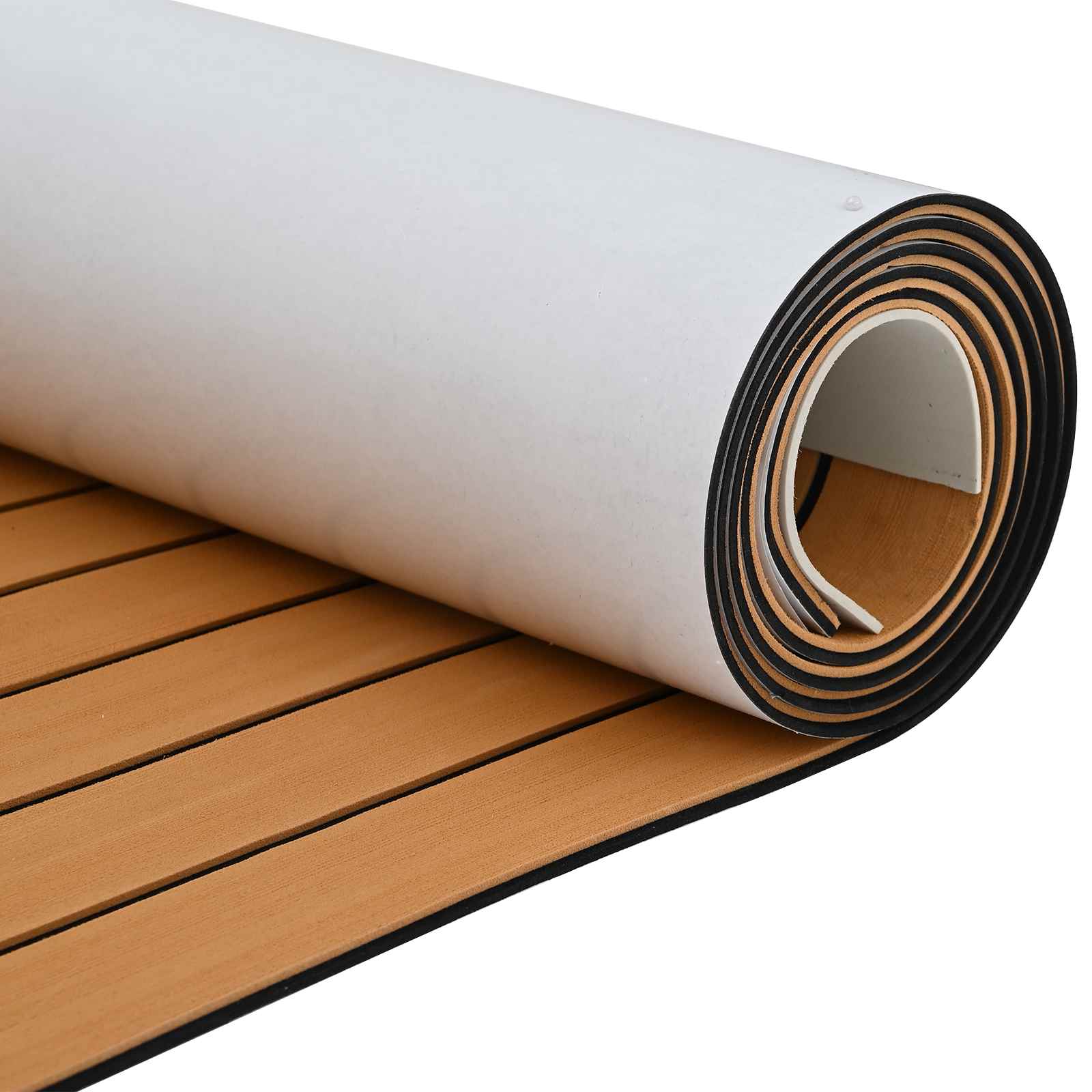 Ματ Σκάφους Ριγέ Καφέ και Μαύρο 240 x 60 cm EVA - Pakobazaar