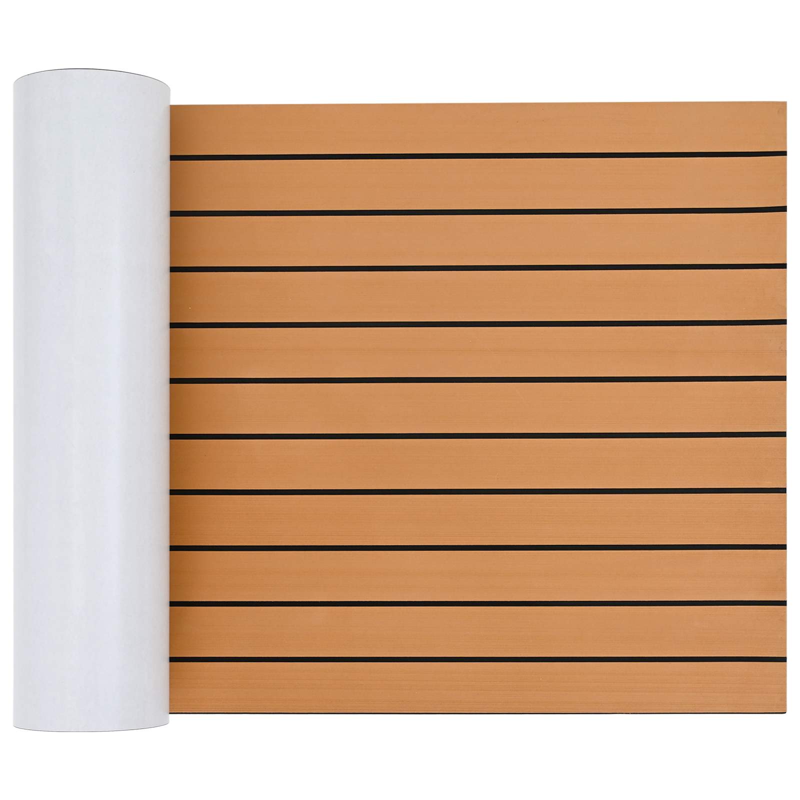 Ματ Σκάφους Ριγέ Καφέ και Μαύρο 240 x 60 cm EVA - Pakobazaar