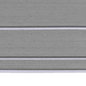 Ματ Σκάφους Ριγέ Ανοιχτό Γκρι και Λευκό 240 x 60 cm EVA - Pakobazaar