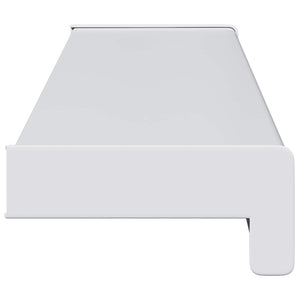 Σαβανωτό Παραθύρου Λευκό 80 x 15 x 4,5 εκ PVC - Pakobazaar