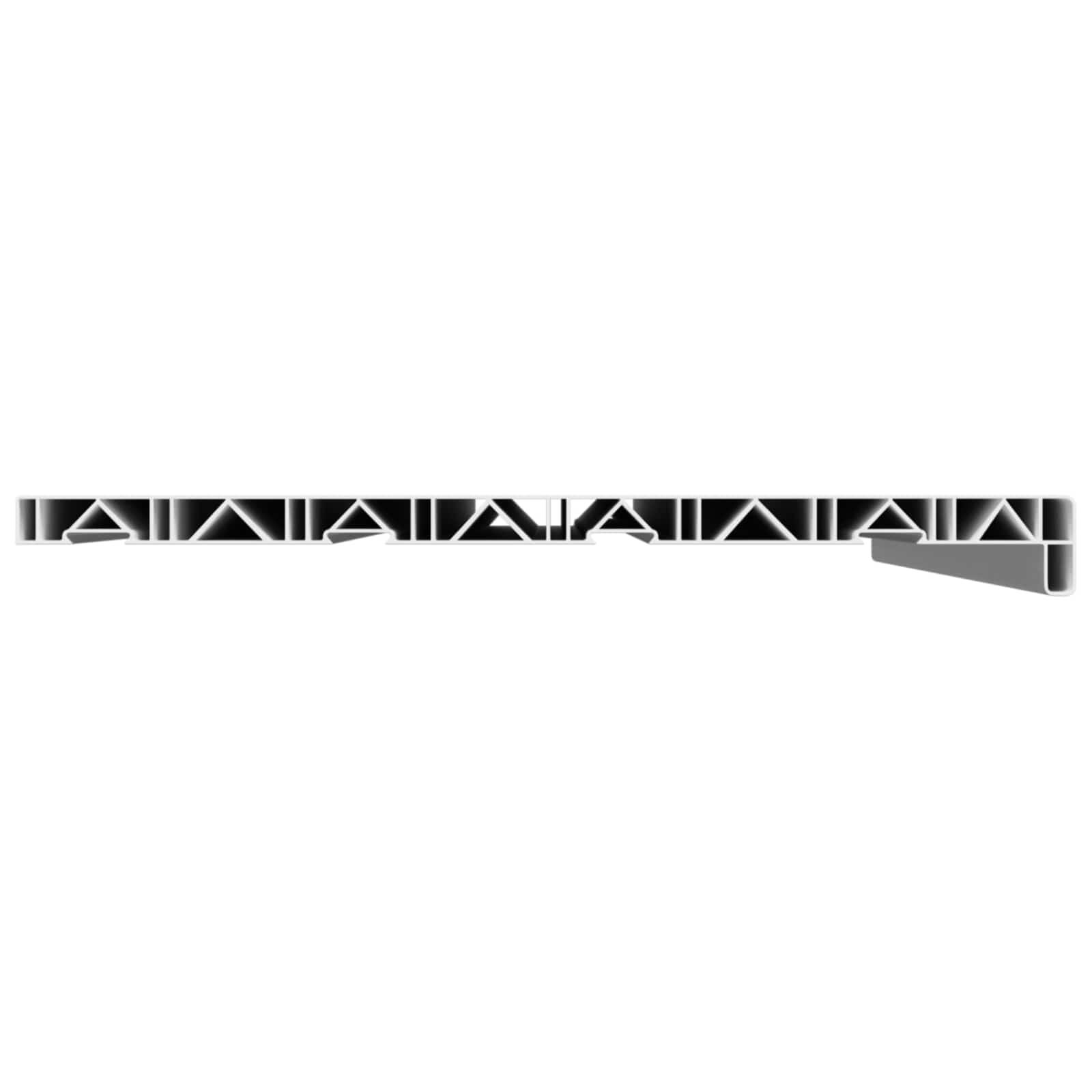 Σαβανωτό Παραθύρου Λευκό 100 x 40 x 4,5 εκ PVC - Pakobazaar
