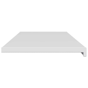 Σαβανωτό Παραθύρου Λευκό 120 x 40 x 4,5 εκ PVC - Pakobazaar