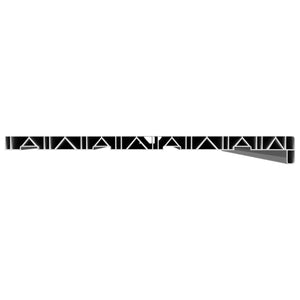 Σαβανωτό Παραθύρου Λευκό 120 x 45 x 4,5 εκ PVC - Pakobazaar