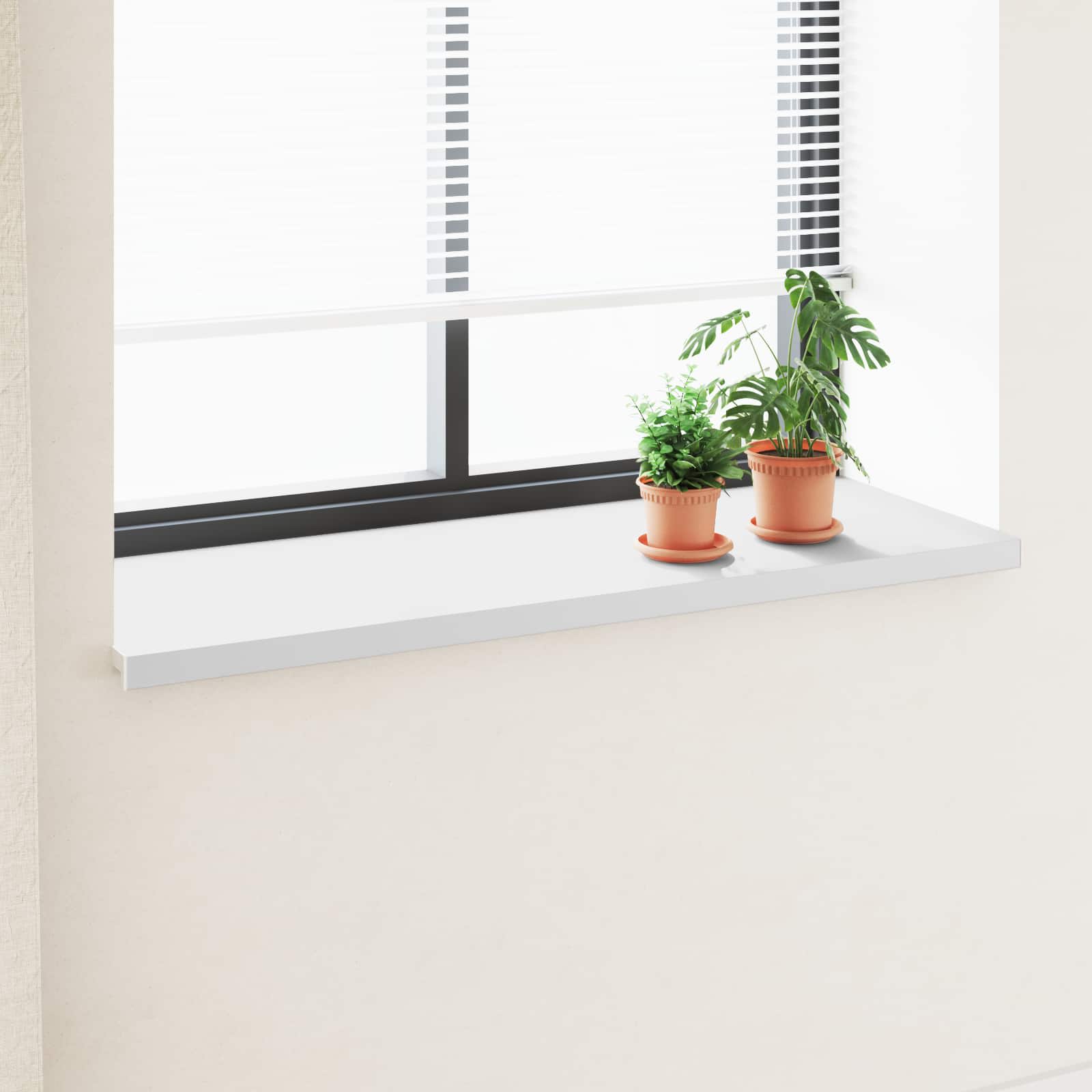 Σαβανωτό Παραθύρου Λευκό 120 x 50 x 4,5 εκ PVC - Pakobazaar
