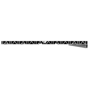 Σαβανωτό Παραθύρου Λευκό 160 x 50 x 4,5 εκ PVC - Pakobazaar