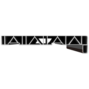 Σαβανωτό Παραθύρου Καφέ ξύλο 100 x 20 x 4,5 εκ PVC - Pakobazaar