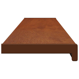 Σαβανωτό Παραθύρου Καφέ ξύλο 120 x 25 x 4,5 εκ. PVC - Pakobazaar