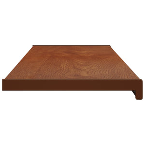 Σαβανωτό Παραθύρου Καφέ ξύλο 140 x 30 x 4,5 εκ PVC - Pakobazaar