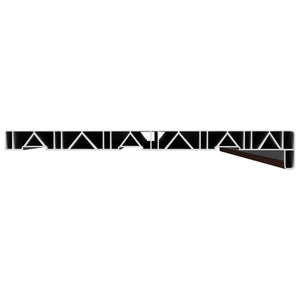 Σαβανωτό Παραθύρου Καφέ ξύλο 160 x 35 x 4,5 εκ PVC - Pakobazaar