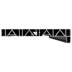 Σαβανωτό Παραθύρου Υφή Μάρμαρου 160 x 20 x 4,5 εκ PVC - Pakobazaar