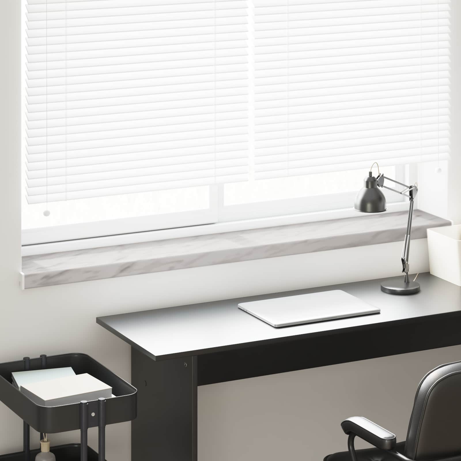 Σαβανωτό Παραθύρου Υφή Μάρμαρου 140 x 25 x 4,5 εκ PVC - Pakobazaar