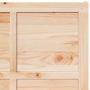 Πόρτα αχυρώνα Φυσικό 100 x 2,5 x 208 εκ. Μασίφ Ξύλο Πεύκου - Pakobazaar